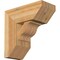 Ekena Millwork Funston Slat Rough Sawn Bracket w/ Offset Brace, Western Red Cedar, 8"W x 18"D x 18"H BKT0806X18X18FST06RWR - alternate 1